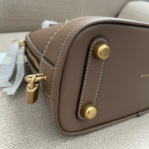 Coach Revel bag in colour dark stone new with tag - Picture 8 of 16